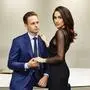 MEGHAN MARKLE and PATRICK J. ADAMS in SUITS, 2011, directed by AARON KORSH. Copyright UNIVERSAL CABLE PRODUCTIONS. Credit: UNIVERSAL CABLE PRODUCTIONS / Album