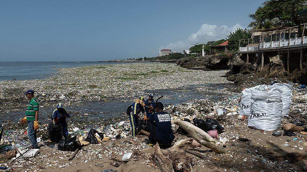 Reinigungsaktion in der Dominikanischen Republik