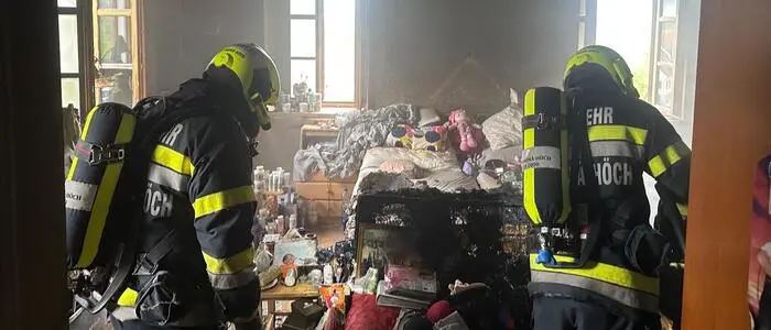 Die Feuerwehr brachte den Brand rasch unter Kontrolle