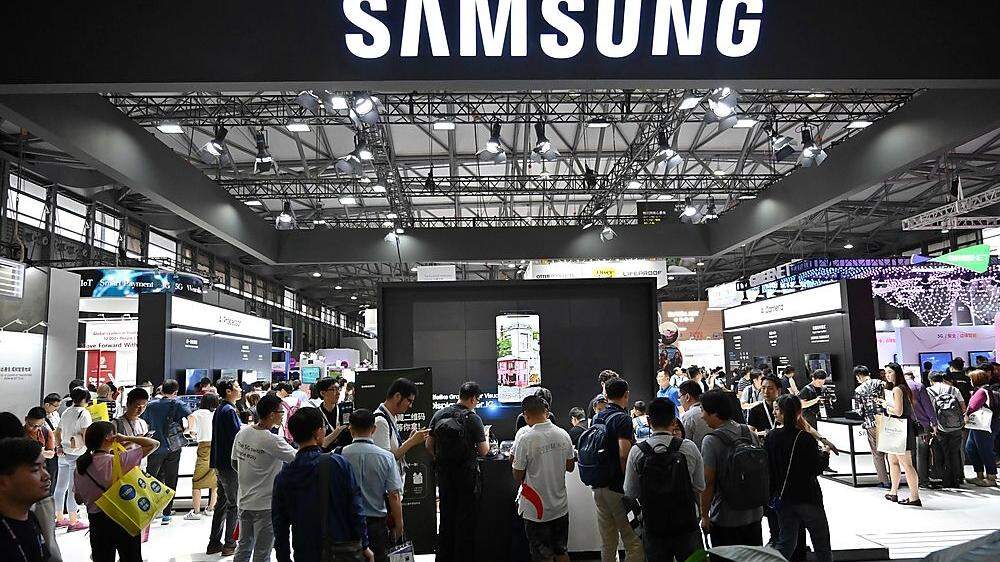 Samsung am Mobile World Congress in Shanghai am 26. Juni