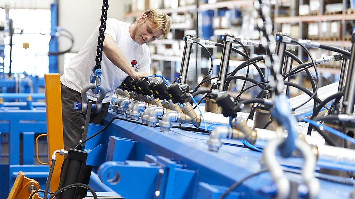 Der Maschinenbau am Standort Glanegg entwickelt sich erfolgreich