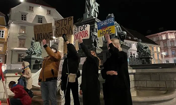 Demo am Grazer Hauptplatz
