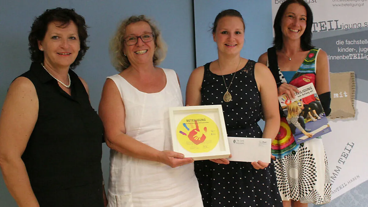 Tolle Auszeichnung für den Deutschlandsberger Kindergarten 