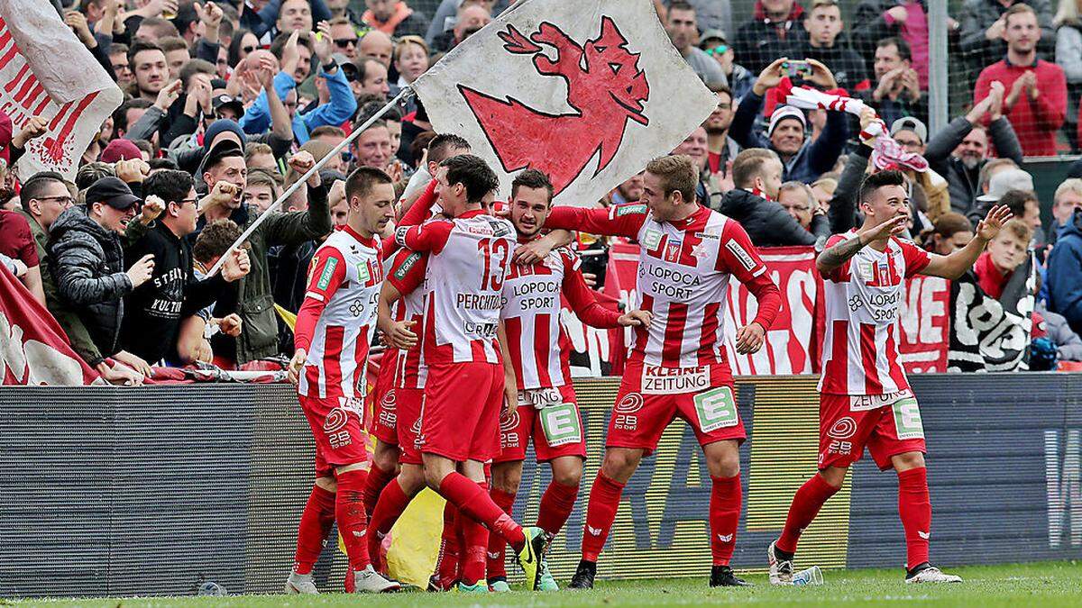 Der GAK sorgte letzte Saison für Furore im Cup