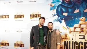 Herausgeputzt: Paul Pizzera und Otto Jaus bei der Kino-Premiere von „Neo Nuggets“ in Wien