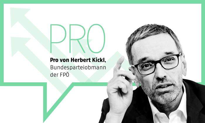 FPÖ-Chef Kickl will Bargeld in der Verfassung verankern.