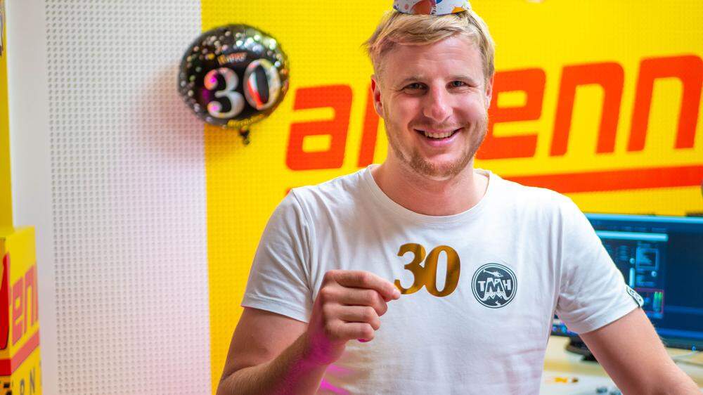 Martin Hinteregger übernahm an seinem 30. Geburtstag den Radiosender Antenne Kärnten
