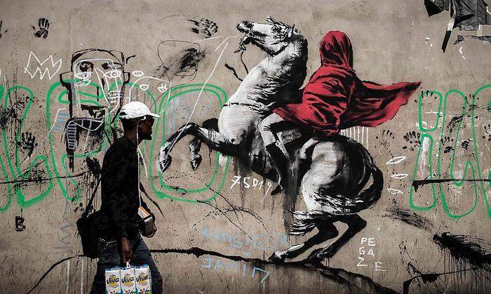 Meister der illegalen Street-Art: Banksy