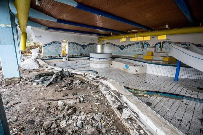 Die Abrissarbeiten der Therme kosteten rund 800.000 Euro