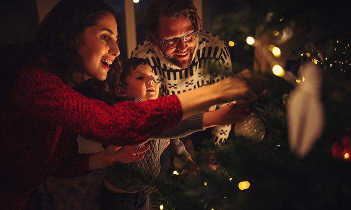 Lichterketten machen sich nicht nur auf dem Weihnachtsbaum gut