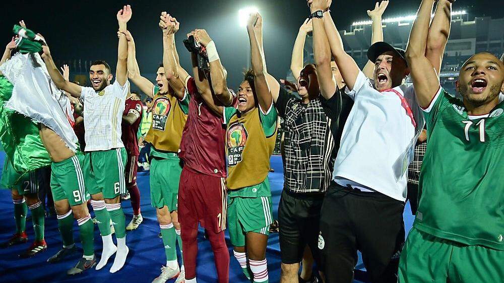 Algerien jubelt über den Halbfinaleinzug