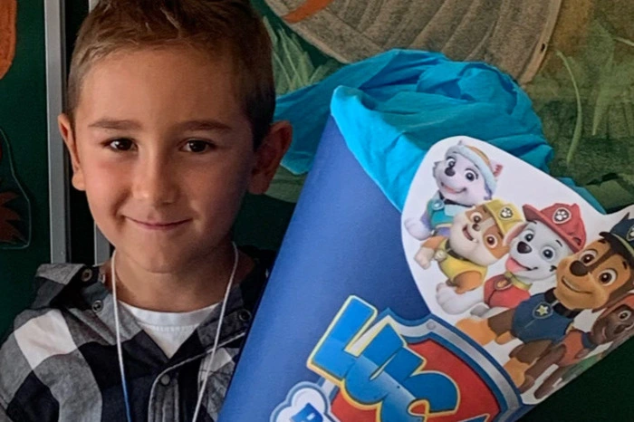 Lucas Jacob Samitsch besucht die erste Klasse der VS Eberndorf