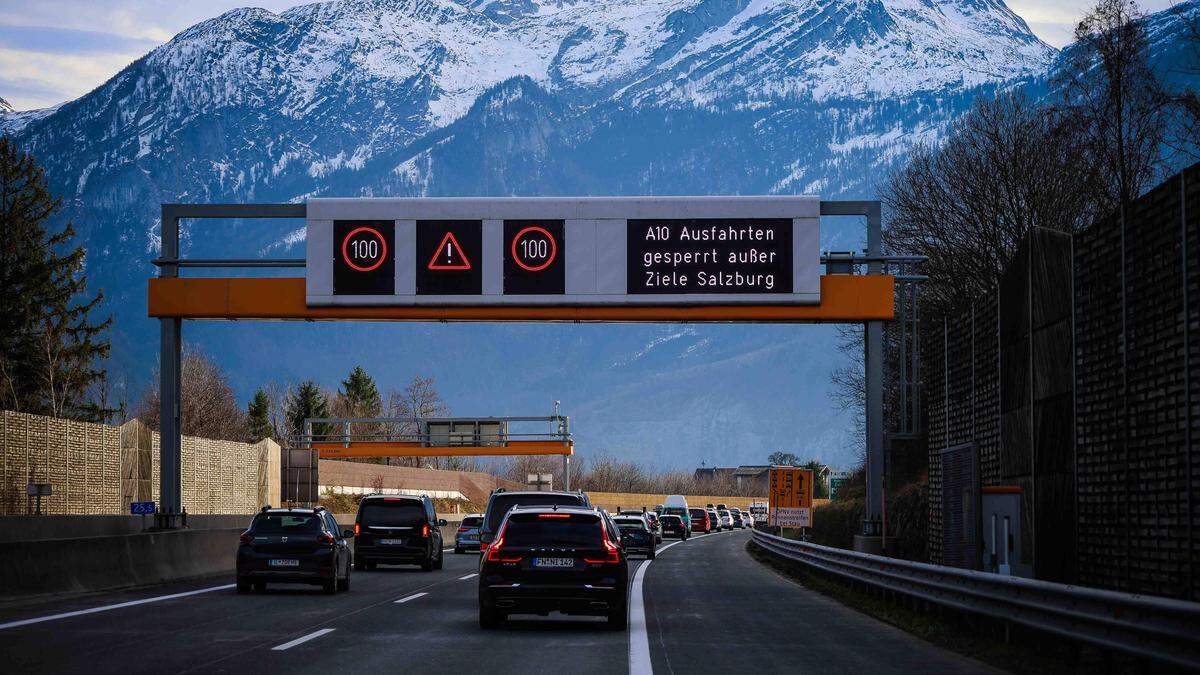 Gefährlicher Vorfall auf der Tauernautobahn