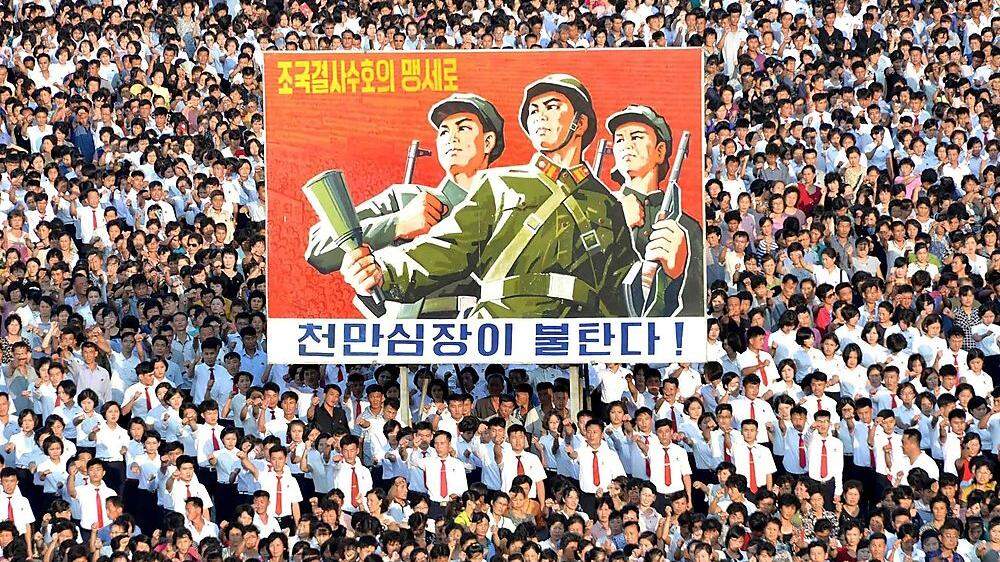 Machtdemonstration in Nordkorea