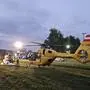 Die 41-Jährige musste mit dem Rettungshubschrauber C12 ins LKH Graz gebracht werden
