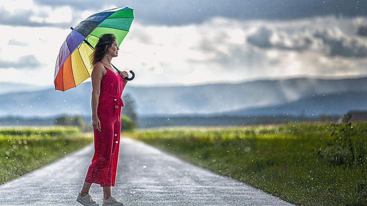 Am Dienstag ist es ratsam, den Regenschirm dabei zu haben