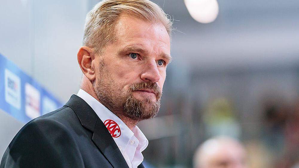 KAC-Trainer Petri Matikainen will mehr Einsatz vor dem Tor des Gegners