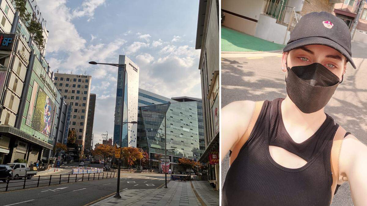 Nina Zwanzer (27) aus Köflach verbringt einen zweimonatigen Aufenthalt in Seoul, wo es zu Halloween zur Massenpanik mit 156 Toten gekommen ist