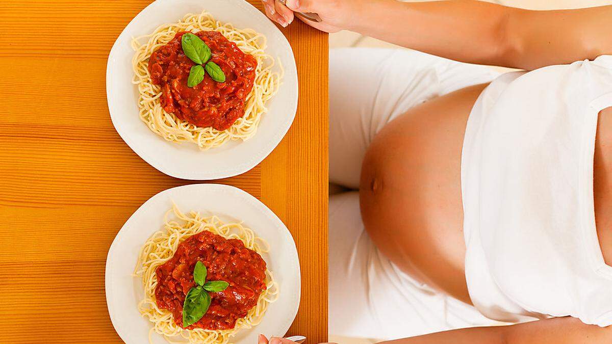 Müssen Schwangere für zwei essen?