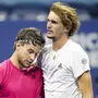 Mit dem Sieg im Endspiel der US Open 2020 gegen Alexander Zverev (rechts) erreichte Dominic Thiem sein Karriereziel 