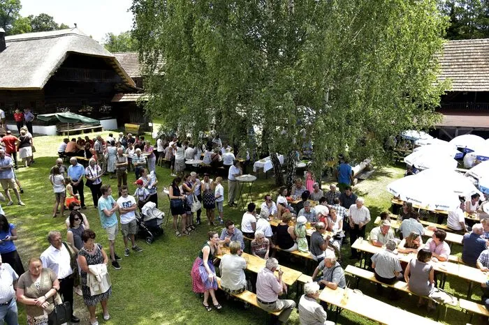 Alle Häuser und Einrichtungsgegenstände stammen aus der Region um vorau