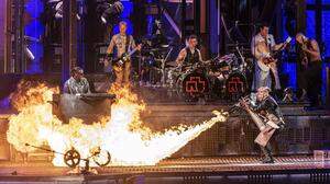 Bereits 2022 heizte Rammstein in Klagenfurt ein: Auch damals war das Konzert zweimal ausverkauft