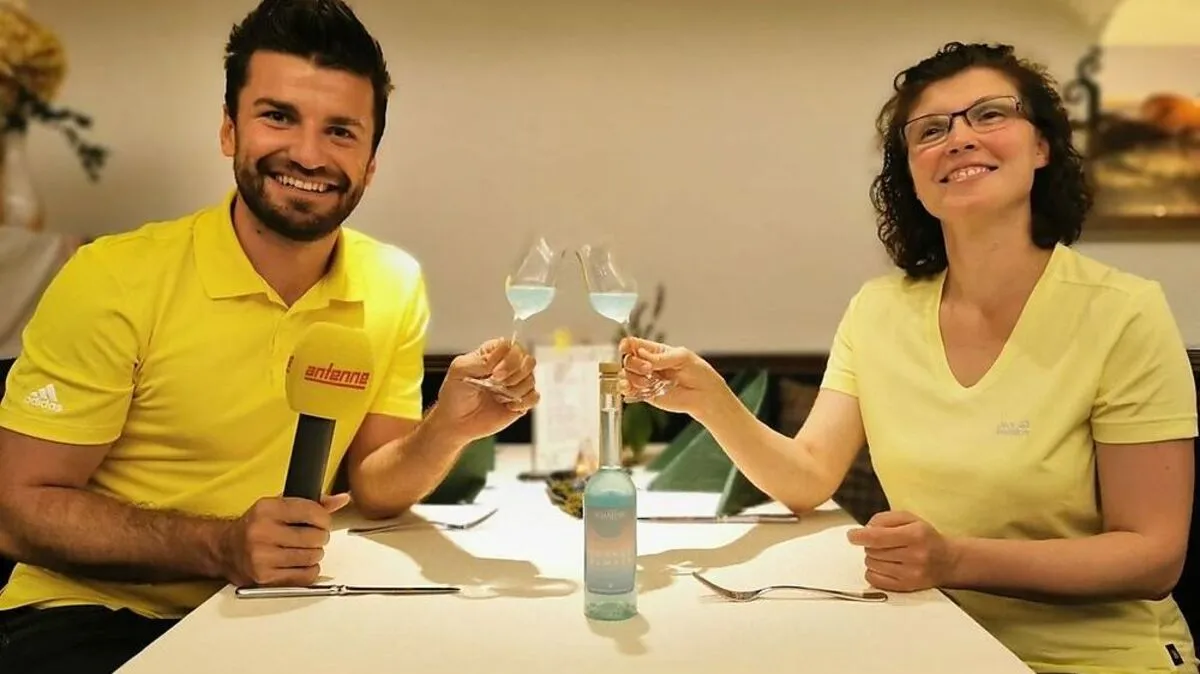 Karolin Schäffer zeigte Thomas Seidl die Sehenswürdigkeiten