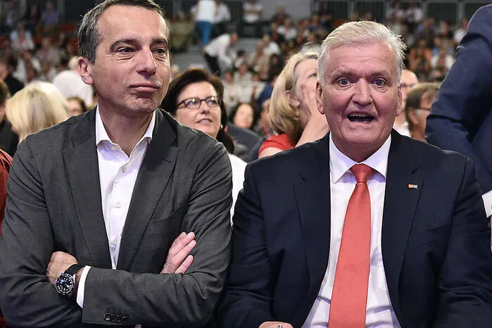 Kern und Franz Schnabl, neuer Chef der SPÖ Niederösterreich