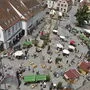 Der Hartberger Hauptplatz soll im Sommer von Freitagabend bis Montagfrüh autofrei werden