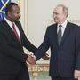 Wladimir Putin und Abiy Ahmed
