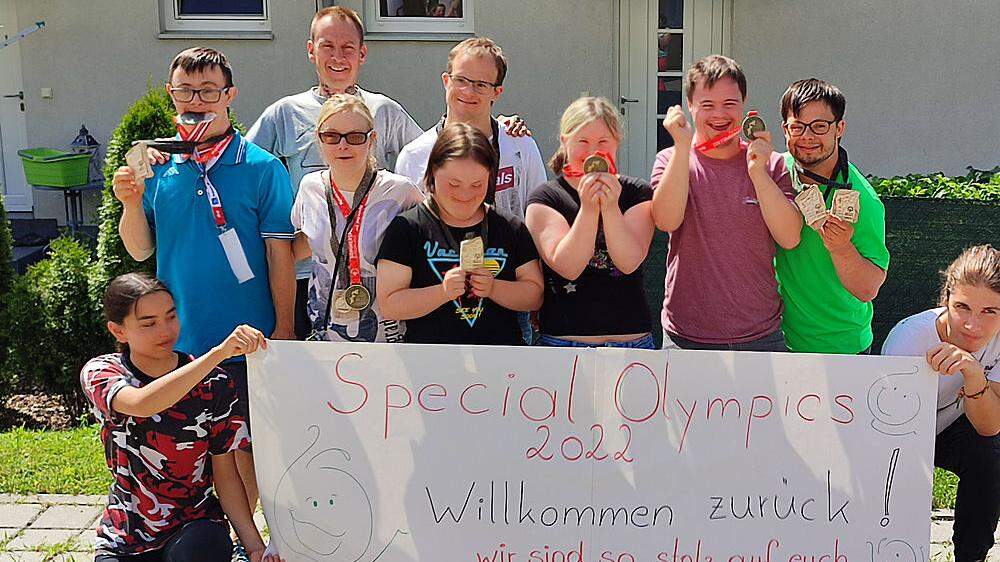 Erfolgreiche Sportler des Down Syndrom-Zentrums Hinterberg