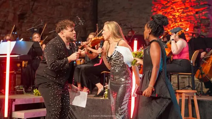 Thomas Glan, Nina Proll und Bamlak Werner