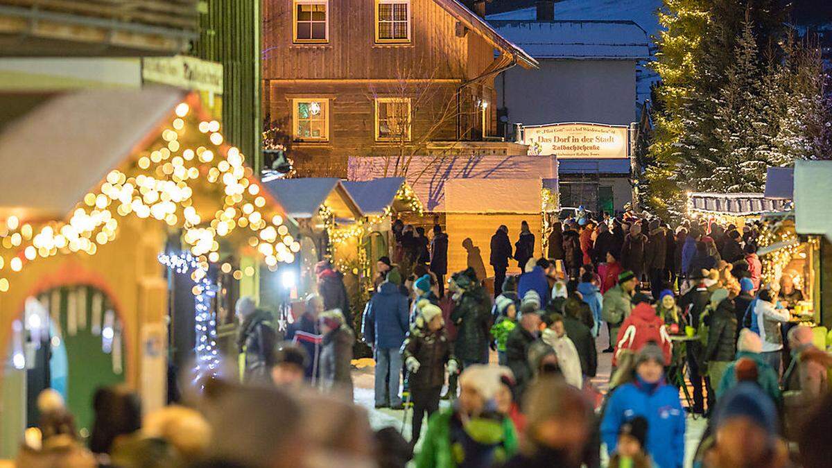 Heuer bleibt es rund um die Talbachschenke im Advent ruhig