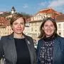Weltfrauentag, Bürgermeisterin Elke Kahr, Vize Judith Schwentner, Graz am 07.03.2022