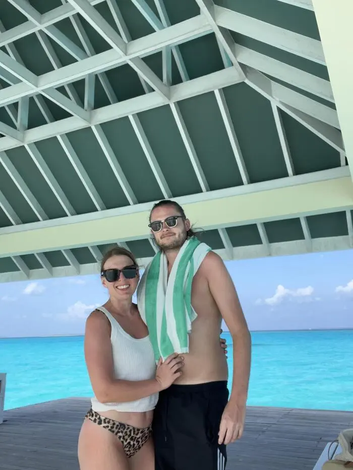 Das Paar kam am 24. Februar auf den Malediven an