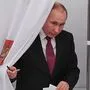 Putin bei der Stimmabgabe