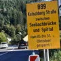 Die Lieserschlucht wird wieder gesperrt