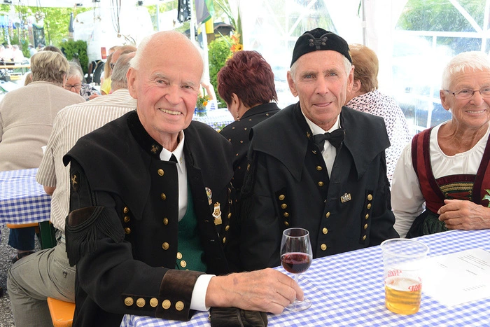 Ex Bergleute: Max Wulz und Helmut Preiml