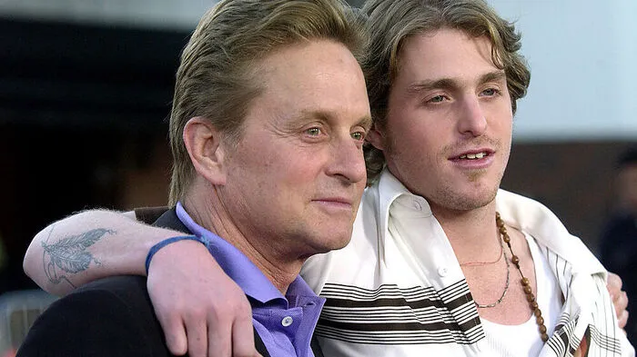Michael und Cameron Douglas 2003