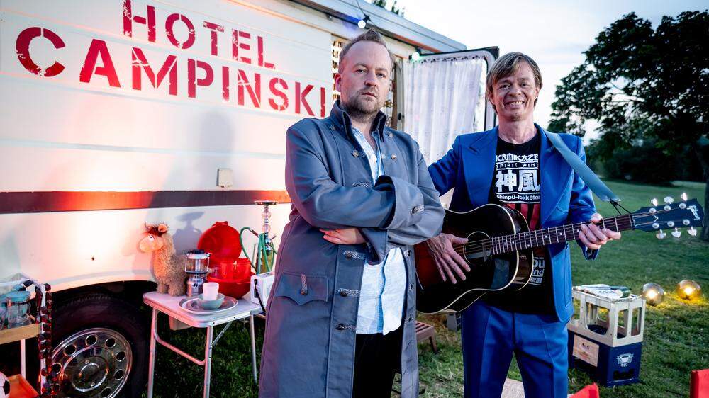 Ein Campingbus ist das neue Vehikel von Roland Gratzer und Hannes Duscher.