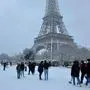 Schnee in Paris