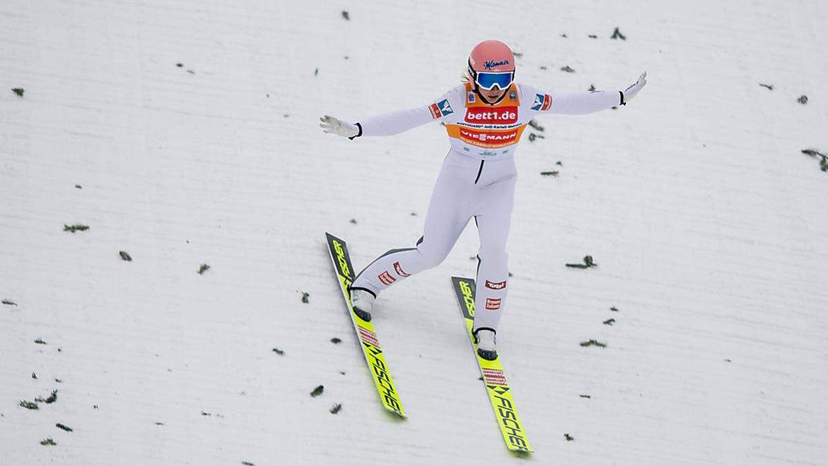 Sara Marita Kramer will auch in der Ramsau eine Punktlandung schaffen