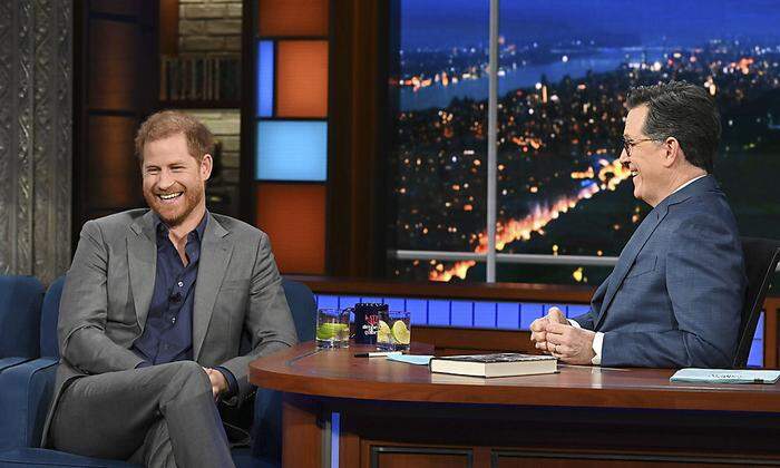 Prinz Harry im Interview mit Stephen Colbert