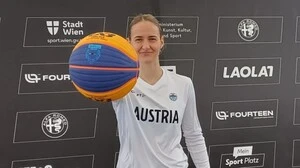Stolz im Nationalteam-Dress: Simone Sill