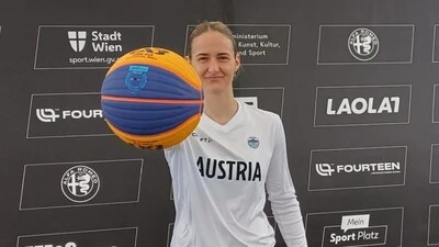 Stolz im Nationalteam-Dress: Simone Sill