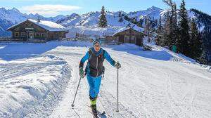 Franz Seggls bei seiner 2.000sten Skitour auf die Hochwurzen
