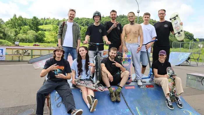 Auf der Skateboardanlage in Feldbach zeigten Skater, Scooter- und BMX-Fahrer ihr Können.