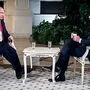 Putin und Armin Wolf beim Interview in Moskau