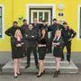 Das Team Habian. Vorne: Angelika Gollner, Herwig Habian, Petra Habian, Nina Pojer. Hinten: Matthias Gollner, Stefan Weinzierl, Manfred Mocivnikar, Florian Madl, Andreas Dobrouschek, Marcel Kamper