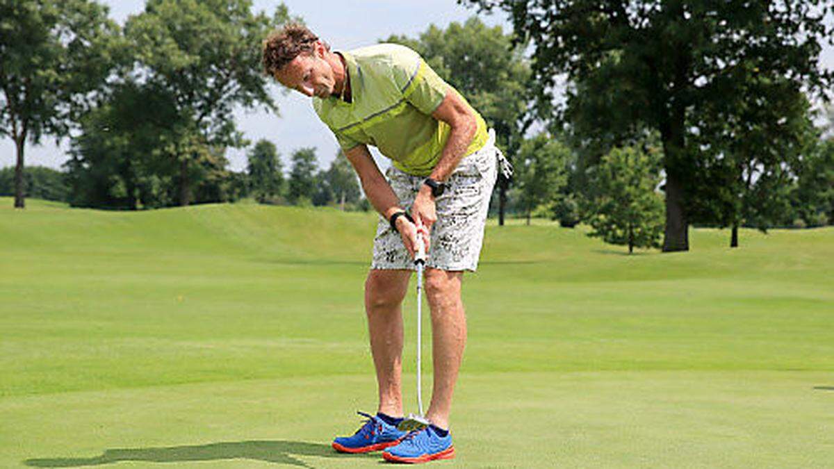 Noch kann sich Heinz Kuttin seinem Hobby Golf widmen. Ende Juli übernimmt er die chinesischen Skisprung-Damen